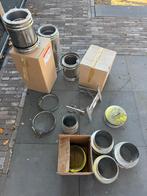 Schiedel rookgasafvoer diverse, Doe-het-zelf en Verbouw, Buizen en Afvoer, Aluminium, Ophalen of Verzenden, Zo goed als nieuw