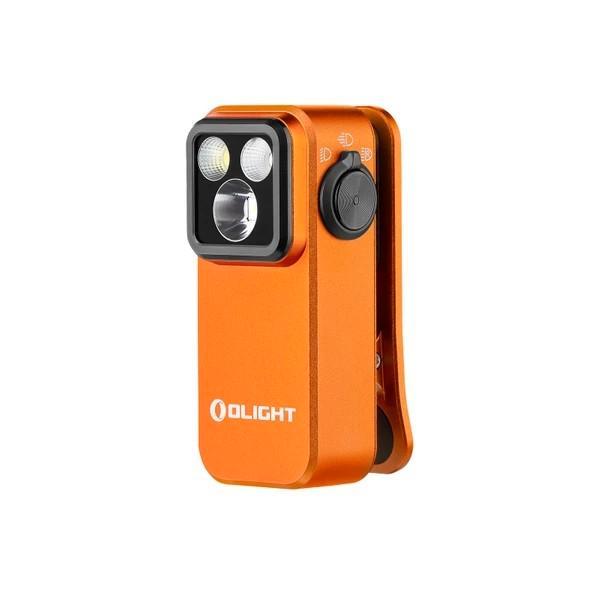 Olight Oclip Pro Orange, Caravans en Kamperen, Zaklampen, Nieuw, Accu, Ophalen of Verzenden
