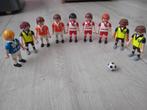 9 bespeelde voetballers en scheidsrechters playmobil, Ophalen of Verzenden, Gebruikt, Los playmobil
