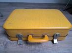 Vintage Okergele Koffer - Jaren 50 Decoratie retro, Sieraden, Tassen en Uiterlijk, Koffers, Overige materialen, Gebruikt, 50 tot 60 cm