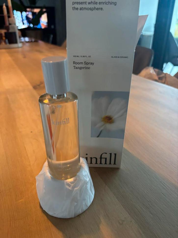 Kinfill Tangerine Roomspray - Nieuw!, Huis en Inrichting, Woonaccessoires | Overige, Nieuw, Ophalen of Verzenden