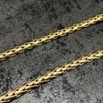 14k gouden ketting massief schakel 60cm