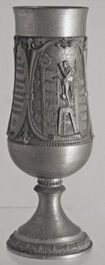 antiek tinnen beker Zinnbecher Carl Spitzweg, Antiek en Kunst, Antiek | Tin, Ophalen