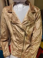 Goudkleurig slangenprint jasje v Rabe mt l, Ophalen of Verzenden, Zo goed als nieuw, Maat 42/44 (L), Overige kleuren