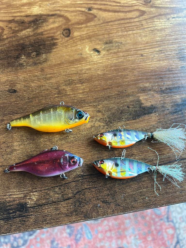 Megabass ratelaar en bladebait, Watersport en Boten, Hengelsport | Roofvissen, Ophalen of Verzenden, Zo goed als nieuw, Overige typen