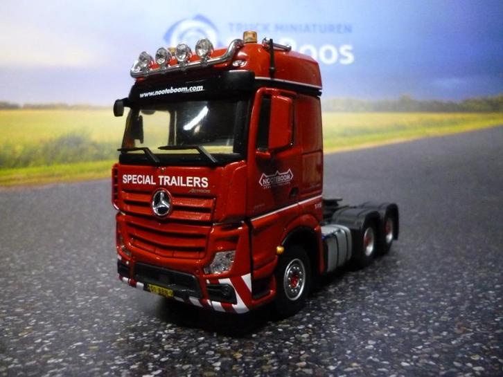 Imc Mercedes Actros 6x4 Nooteboom, Hobby en Vrije tijd, Modelauto's | 1:50, Zo goed als nieuw, Bus of Vrachtwagen, Overige merken