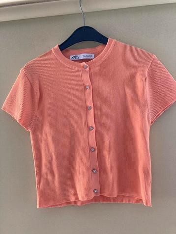 NIEUW ZARA truitje met sierknopen, maat S beschikbaar voor biedingen