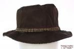 buckethat Vissershoed Hawkins donker bruin 56, 57, 58 nieuw, 56 of 57 cm (M, 7 of 7⅛ inch), Hoed, Hawkins, Nieuw