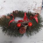 Oude kerst/ oude adventkrans/borstelkrans, Ophalen of Verzenden