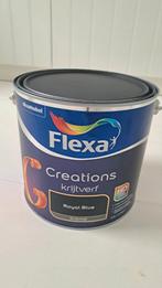 Flexa Creations Krijtverf Royal Blue 2+ liter, Doe-het-zelf en Verbouw, Verf, Beits en Lak, Ophalen, Blauw, Minder dan 5 liter