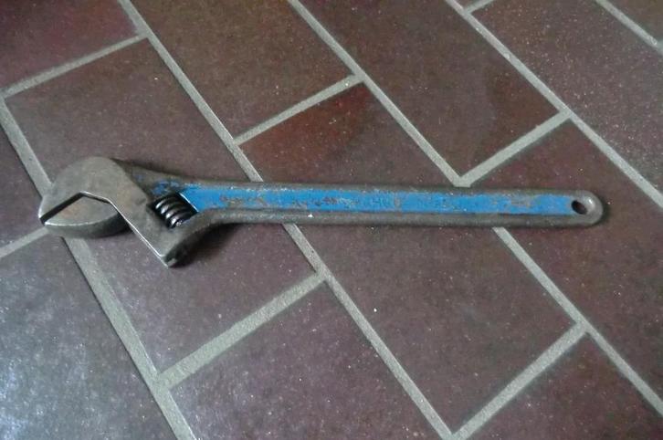 ouderwetse Bahco - moersleutel, Doe-het-zelf en Verbouw, Gereedschap | Handgereedschap, Gebruikt, Ophalen of Verzenden