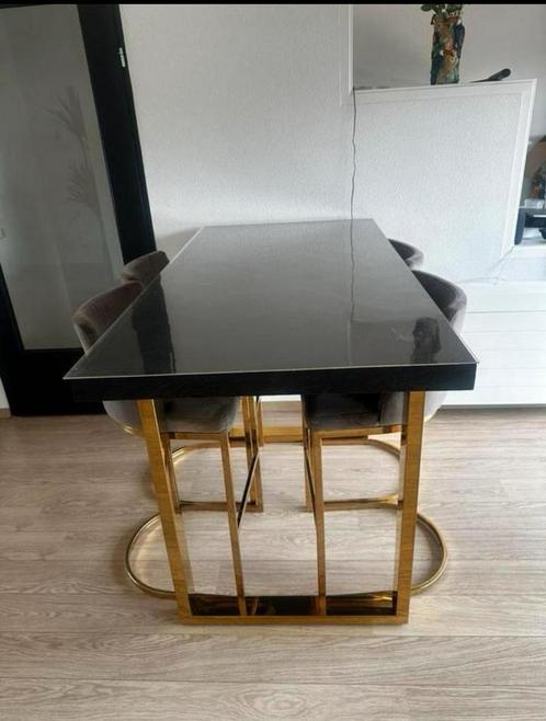 Richmond blackbone bar tafel, Huis en Inrichting, Tafels | Eettafels, Zo goed als nieuw, Vijf personen of meer, Rechthoekig, Ophalen