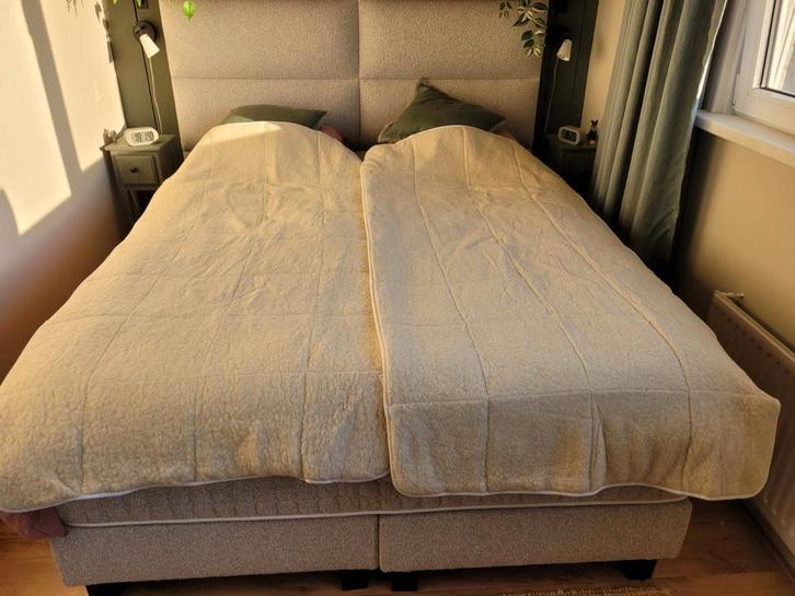 2 Wollen Matras Toppers van 100% shapenwol.90x200cm, Huis en Inrichting, Slaapkamer | Beddengoed, Zo goed als nieuw, Overige typen