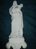 Een Antiek biscuit porseleinen Maria beeld.  30 euro ., Ophalen of Verzenden