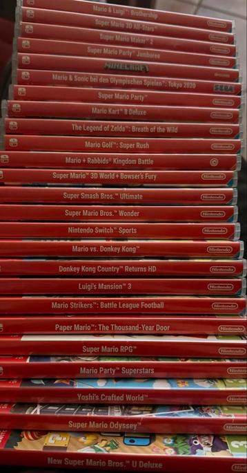 Nintendo Switch spellen games beschikbaar voor biedingen