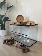 Hamster terrarium met schuifruiten, Dieren en Toebehoren, Kooi, Zo goed als nieuw, Hamster, 75 tot 110 cm