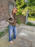 Stoer leren jack Norfolk M, Ophalen of Verzenden, Zo goed als nieuw, Maat 38/40 (M), Bruin