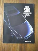 Volvo S 80 Limited Edition 2 / 7 / 2001 [ 2002 ], Verzenden, Zo goed als nieuw, Volvo