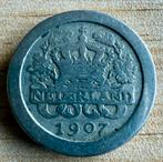 Nederland 5 Cent 1907 Wilhelmina, Postzegels en Munten, Munten | Nederland, Ophalen of Verzenden, Koningin Wilhelmina, 5 cent