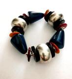 vintage Prachtige grote Lucite kralen armband, Verzenden, Zo goed als nieuw
