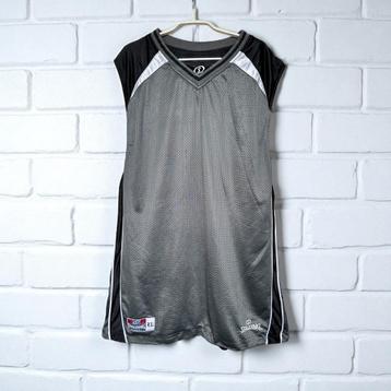 Spalding Jersey Maat XL Grijs Zwart Omkeerbaar Basketball beschikbaar voor biedingen