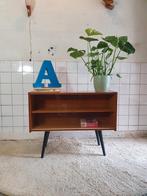 Vintage dressoir met vitrine mid century, Huis en Inrichting, Kasten | Dressoirs, Ophalen of Verzenden, Zo goed als nieuw