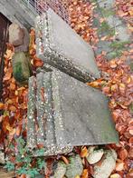 Grindtegels + opsluitband (gratis), Tuin en Terras, Ophalen, Zo goed als nieuw, Beton, Terrastegels