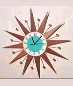 Kleine zonneklok op batterij. Nieuw in verpakking., Ophalen of Verzenden, Nieuw, Analoog, Wandklok