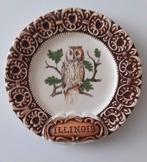 Vintage wandbordje Uil USA, Antiek en Kunst, Antiek | Wandborden en Tegels, Ophalen of Verzenden