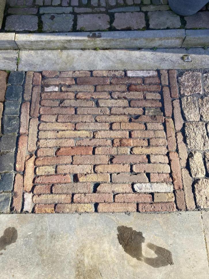 ACTIE: OUD GEBAKKEN KLINKERS WAALFORMAAT / GEZAAGDE WAALTJES, Tuin en Terras, Tegels en Klinkers, Gebruikt, Klinkers, Keramiek