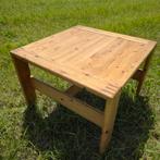 Salontafel Ate van Apeldoorn grenen salontafel pine, Huis en Inrichting, Ophalen, 100 tot 150 cm, 50 tot 75 cm, Vierkant