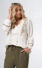 Blouse bohemian Ibiza Maat 50 creme zo goed als nieuw, Kleding | Dames, Blouses en Tunieken, Beige, Maat 46/48 (XL) of groter