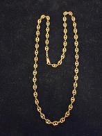 14 k gouden koffieboon schakel ketting 15 gram 60 cm, Ophalen of Verzenden, Nieuw, Goud, Goud