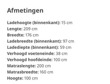 Tweepersoonsbed met 2 bedlades (Malm, Ikea) - afbeelding 6