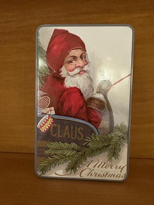 Bewaarblik Kerst, Verzamelen, Blikken, Zo goed als nieuw, Overige, Overige merken, Ophalen of Verzenden