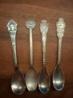 4 verzilverde theelepels Koninklijk huis, Antiek en Kunst, Ophalen of Verzenden