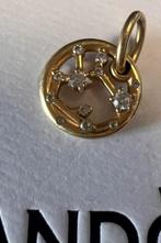 Pandora bedel goud verguld  zodiac 762723C01 boogschutter, Sieraden, Tassen en Uiterlijk, Bedels, Ophalen of Verzenden, Zo goed als nieuw