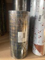 Luxe rol Cadeaupapier Strik Deluxe zwart goud 200 meter, Ophalen of Verzenden, Nieuw
