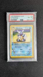 Base set 42/102 Wartortle [1st edition] PSA 8, Ophalen of Verzenden, Zo goed als nieuw, Losse kaart