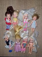 barbie mattel mini toddlers set van 8 kleintjes, Ophalen of Verzenden, Gebruikt, Pop