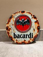 Mancave Bar Café Wanddecoratie metalen bordje merk Bacardi, Ophalen of Verzenden, Zo goed als nieuw, Reclamebord