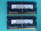 2 x 4GB SKHynix (2Rx8 PC3 10600S) 1333 MHz, Gebruikt, DDR3, Ophalen of Verzenden, Laptop