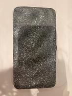 Zilverkleurige Clutch met Glitters, Overige merken, Gebruikt, Zwart, Ophalen of Verzenden