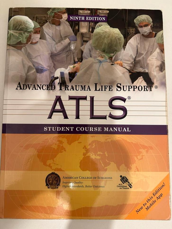 ATLS - Trauma Life Support - 9e editie, Boeken, Studieboeken en Cursussen, Gelezen, HBO, Beta, Ophalen of Verzenden