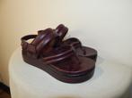 Shabbies Amsterdam rood bruine sandalen zacht leer Nieuw 37, Kleding | Dames, Schoenen, Overige kleuren, Shabbies Amsterdam, Verzenden