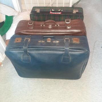 Vintage Koffers - Set van 3 beschikbaar voor biedingen
