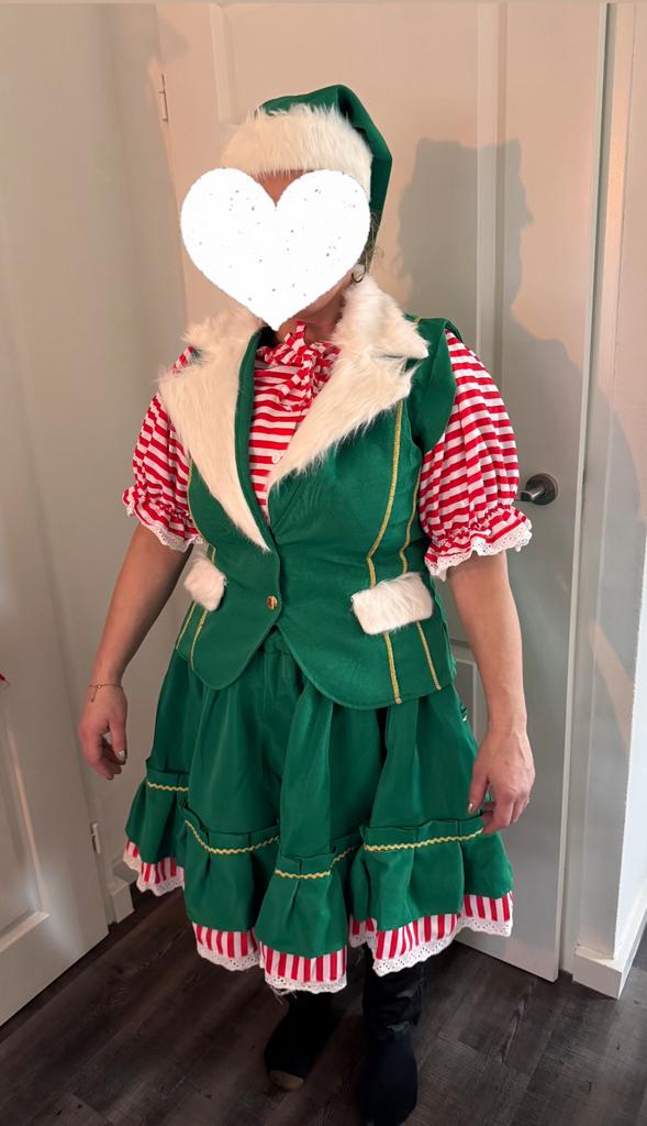 Elven / Elfje kostuum, Nieuw!! Maat L, XL & XXL, Ophalen of Verzenden, Zo goed als nieuw, Maat 46/48 (XL) of groter, Carnaval