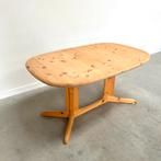 Vintage Glostrup deens design tafel jaren 60 70 80 grenen, Huis en Inrichting, Tafels | Eettafels, Ophalen, Gebruikt, 100 tot 150 cm