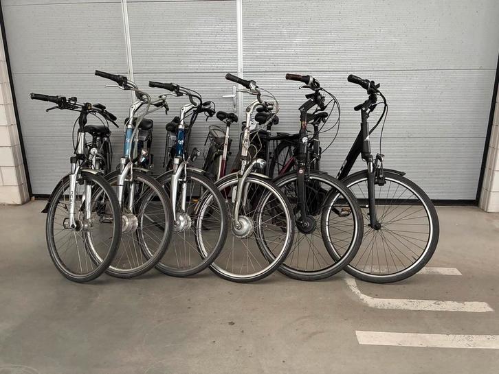 Partij e-bike elektrische fietsen totaal nog vier stuks, Fietsen en Brommers, Elektrische fietsen, Gebruikt, Gazelle, 51 tot 55 cm