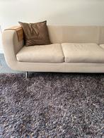 wol met linnen vloerkleed | 2.00 x 4.00 m, Ophalen, Gebruikt, Bruin, 200 cm of meer